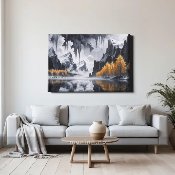 Rå natur der skjønnhet og uhygge smelter sammen i harmoni.