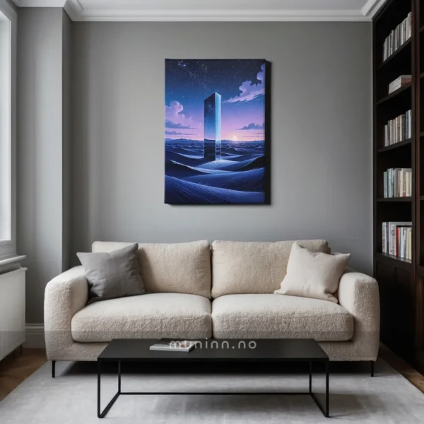 Digital kunst med kosmisk og surrealistisk stemning.
